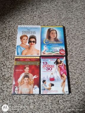 Nostalgic DVD Bundle Princess Diaries 1 And 2, Ella Enchanted And 13 Going On 30
